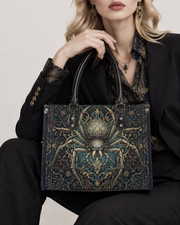 Lunar Grimoire Leather Handbag