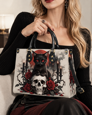 Cat Ritual Leather Handbag