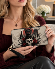Cat Ritual Long Zip Wallet
