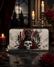 Cat Ritual Long Zip Wallet