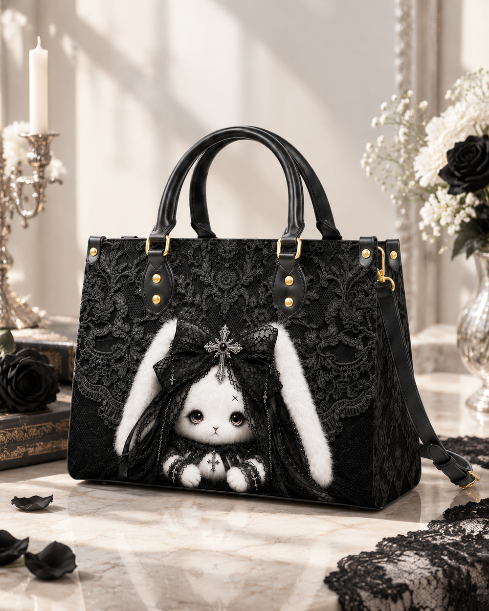 Leporine Leather Handbag