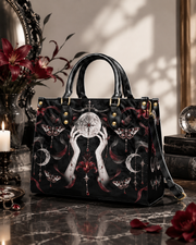 Lunar Rite Leather Handbag