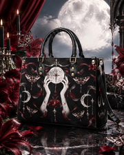 Lunar Rite Leather Handbag