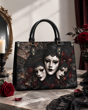 MaskOde Leather Handbag