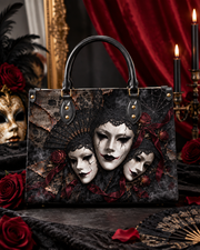 MaskOde Leather Handbag