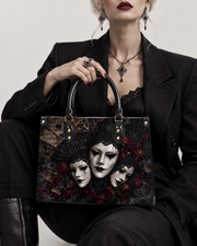MaskOde Leather Handbag