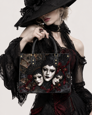 MaskOde Leather Handbag