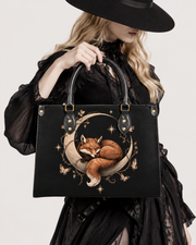 Moon Fox Leather Handbag
