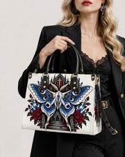 Moth Ritual Leather Handbag