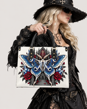 Moth Ritual Leather Handbag