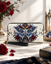Moth Ritual Long Zip Wallet