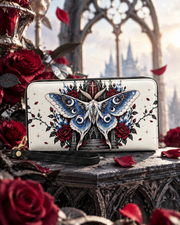 Moth Ritual Long Zip Wallet
