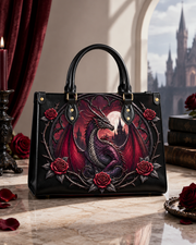 Night Dracon Leather Handbag