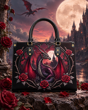 Night Dracon Leather Handbag
