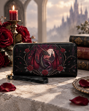 Night Dracon Long Zip Wallet
