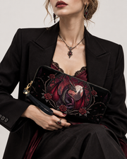 Night Dracon Long Zip Wallet