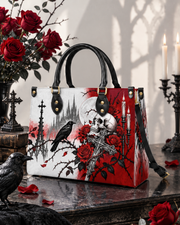 Raven Rose Leather Handbag