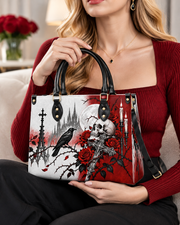 Raven Rose Leather Handbag