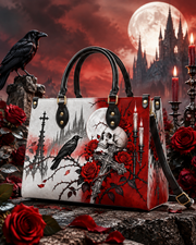 Raven Rose Leather Handbag