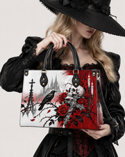 Raven Rose Leather Handbag
