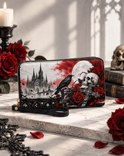 Raven Rose Long Zip Wallet