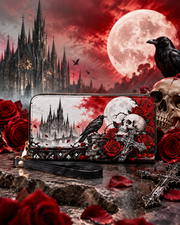 Raven Rose Long Zip Wallet