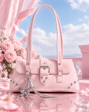 Sweet Punk Pink Shoulder Purse