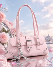 Sweet Punk Pink Shoulder Purse