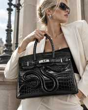 Shadow Serpent Statement Bag