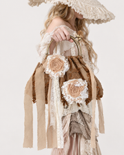 Dusty Bloom Tassel Handbag