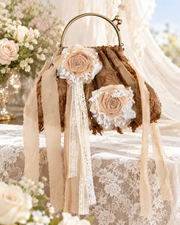 Dusty Bloom Tassel Handbag