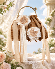 Dusty Bloom Tassel Handbag