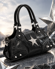 Cracked Star Stud Satchel
