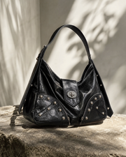 Retro Gothic Motorcycle Rivet Handbag