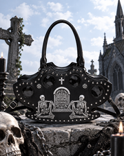 Darkwave Bat-shaped Skeleton Crossbody Purse