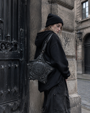 Dark Occult Tree of Life Star Shaped Shoulder Bag