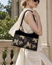 Midnight Gilded Butterfly Bag