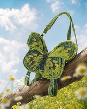 Moss Fringe Butterfly Backpack