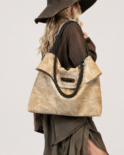 Oversized Soft Foldover Tote