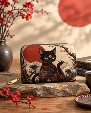 Crimson Bakeneko Mini Wallet