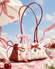 Romantic Christmas Ribbon Handbag