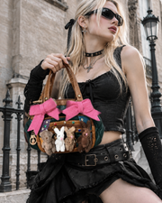 Kawaii Plush Bow Hand Bag