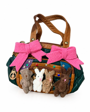 Kawaii Plush Bow Hand Bag