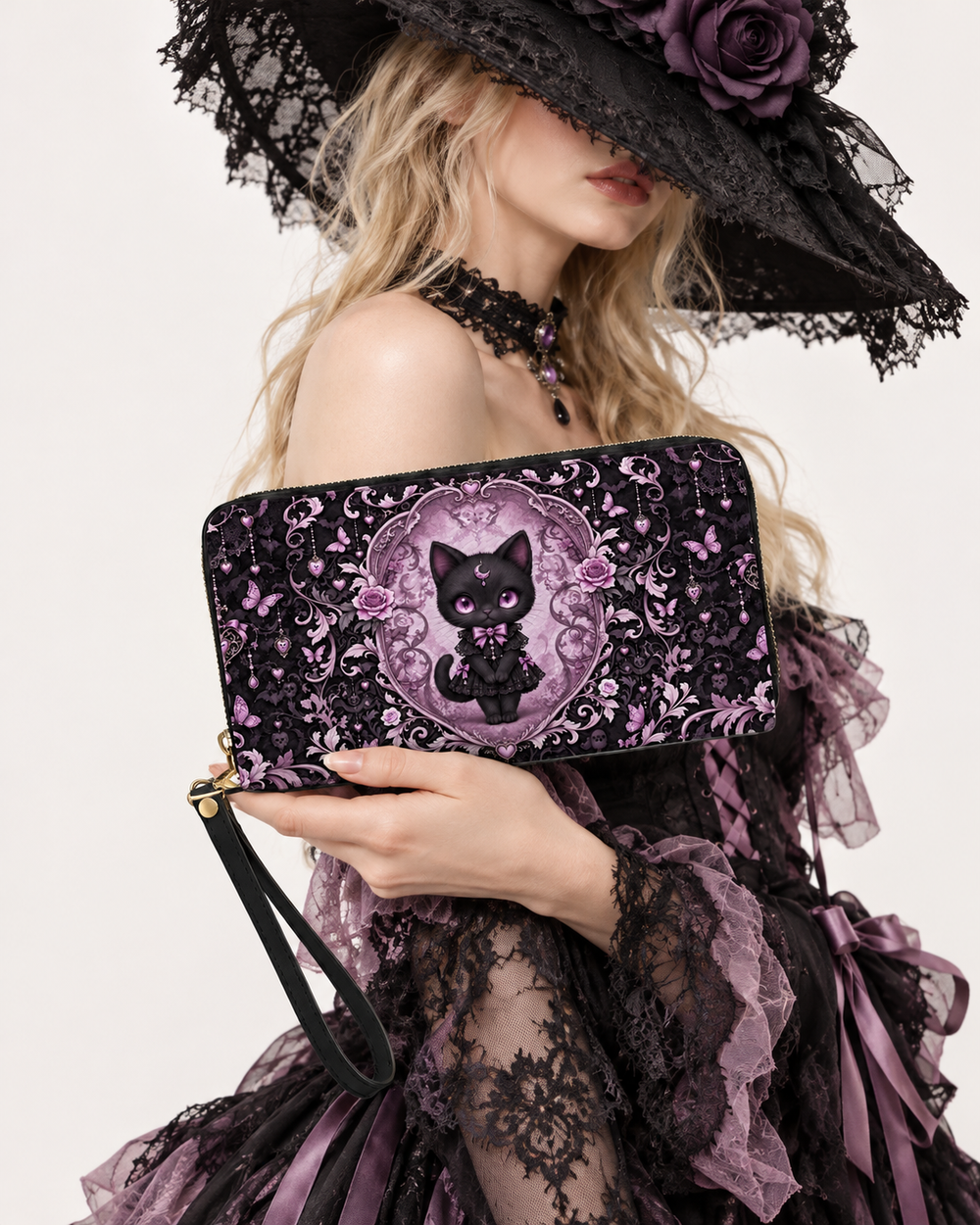 Stellaviolet Long Zip Wallet