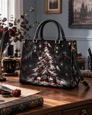 Crimson Noel Leather Handbag