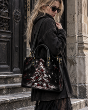 Crimson Noel Leather Handbag
