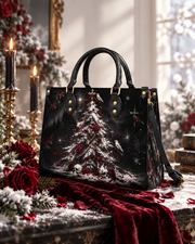 Crimson Noel Leather Handbag