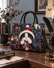 Gothic Purr Leather Handbag
