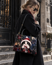 Gothic Purr Leather Handbag