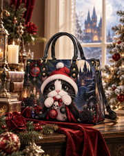 Gothic Purr Leather Handbag